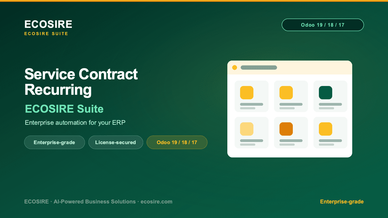 Service Contracts & Recurring Billing