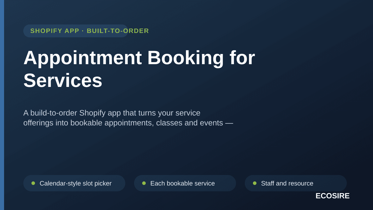 Appointment Booking for Services