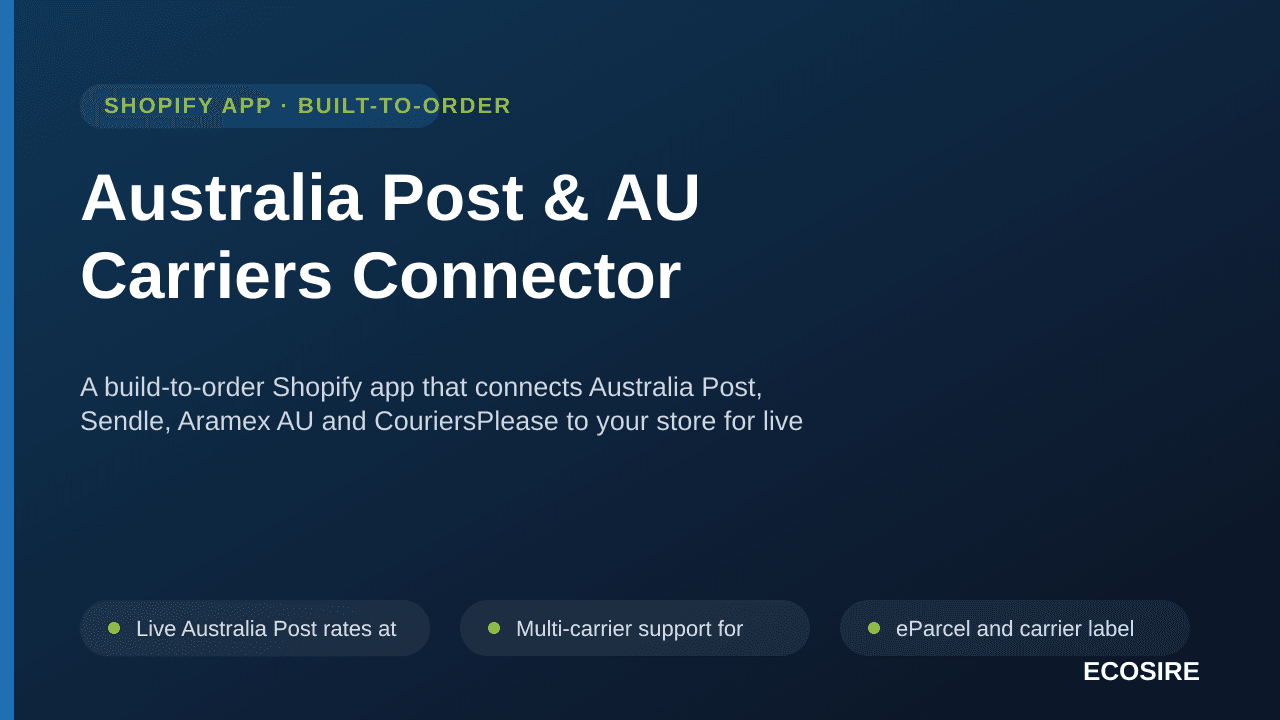 Australia Post & AU Carriers Connector