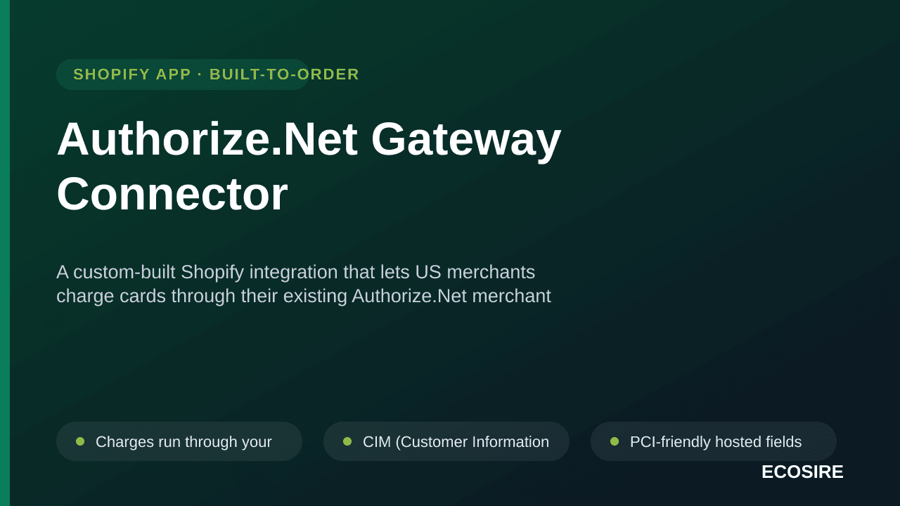Authorize.Net Gateway Connector