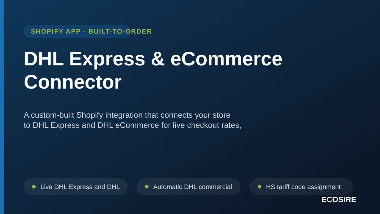 DHL Express & eCommerce Connector