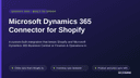 Microsoft Dynamics 365 Connector for Shopify thumbnail 1