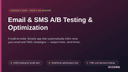 Email & SMS A/B Testing & Optimization thumbnail 1