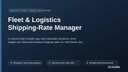 Fleet & Logistics Shipping-Rate Manager thumbnail 1