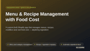 Menu & Recipe Management with Food Cost thumbnail 1