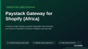 Paystack Gateway for Shopify (Africa) thumbnail 1