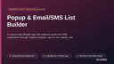 Popup & Email/SMS List Builder thumbnail 1