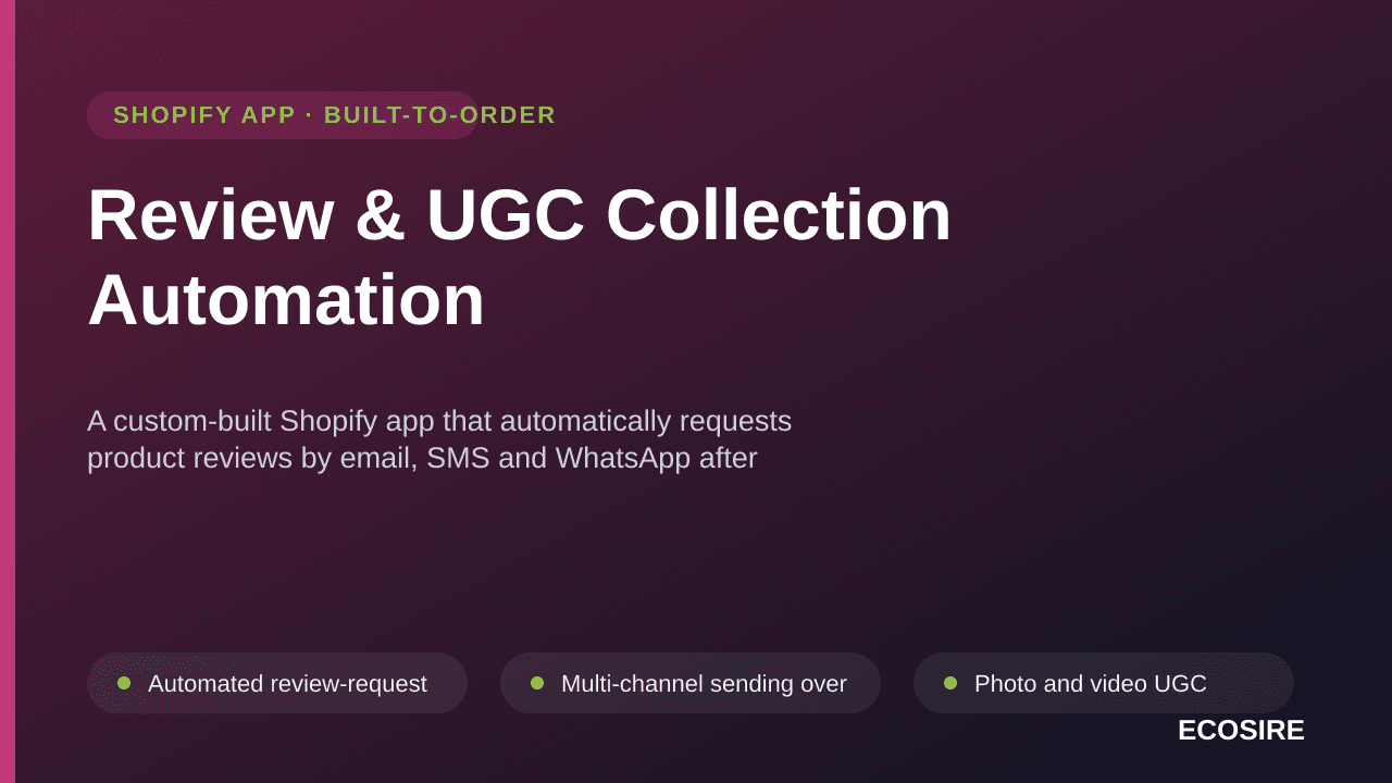 Review & UGC Collection Automation