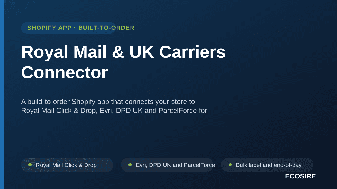 Royal Mail & UK Carriers Connector