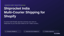 Shiprocket India Multi-Courier Shipping for Shopify thumbnail 1