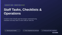 Staff Tasks, Checklists & Operations thumbnail 1
