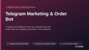 Telegram Marketing & Order Bot thumbnail 1