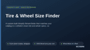 Tire & Wheel Size Finder thumbnail 1