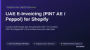 UAE E-Invoicing (PINT AE / Peppol) for Shopify thumbnail 1