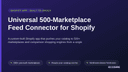 Universal 500-Marketplace Feed Connector for Shopify thumbnail 1