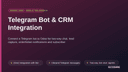 Telegram Bot & CRM Integration thumbnail 1
