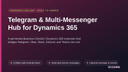 Telegram & Multi-Messenger Hub for Dynamics 365 thumbnail 1