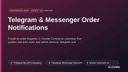 Telegram & Messenger Order Notifications thumbnail 1