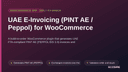 UAE E-Invoicing (PINT AE / Peppol) for WooCommerce thumbnail 1
