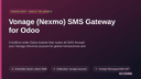Vonage (Nexmo) SMS Gateway for Odoo thumbnail 1