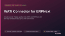 WATI Connector for ERPNext thumbnail 1