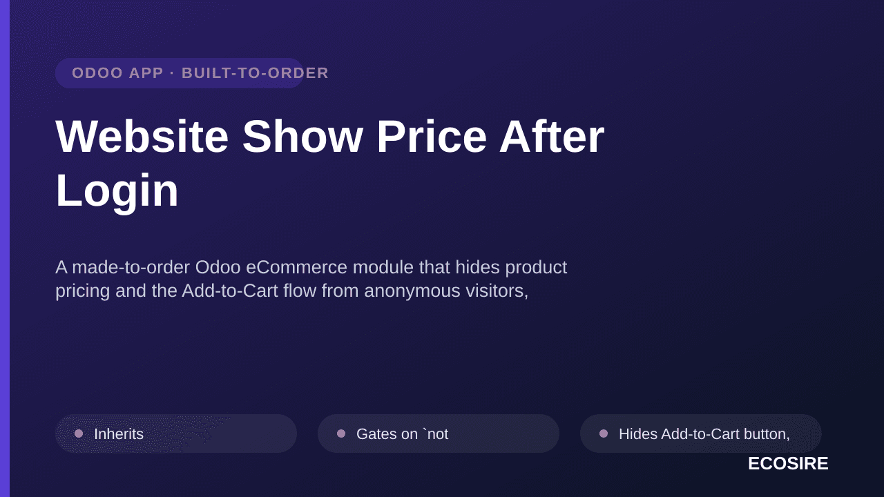 Website Show Price After Login