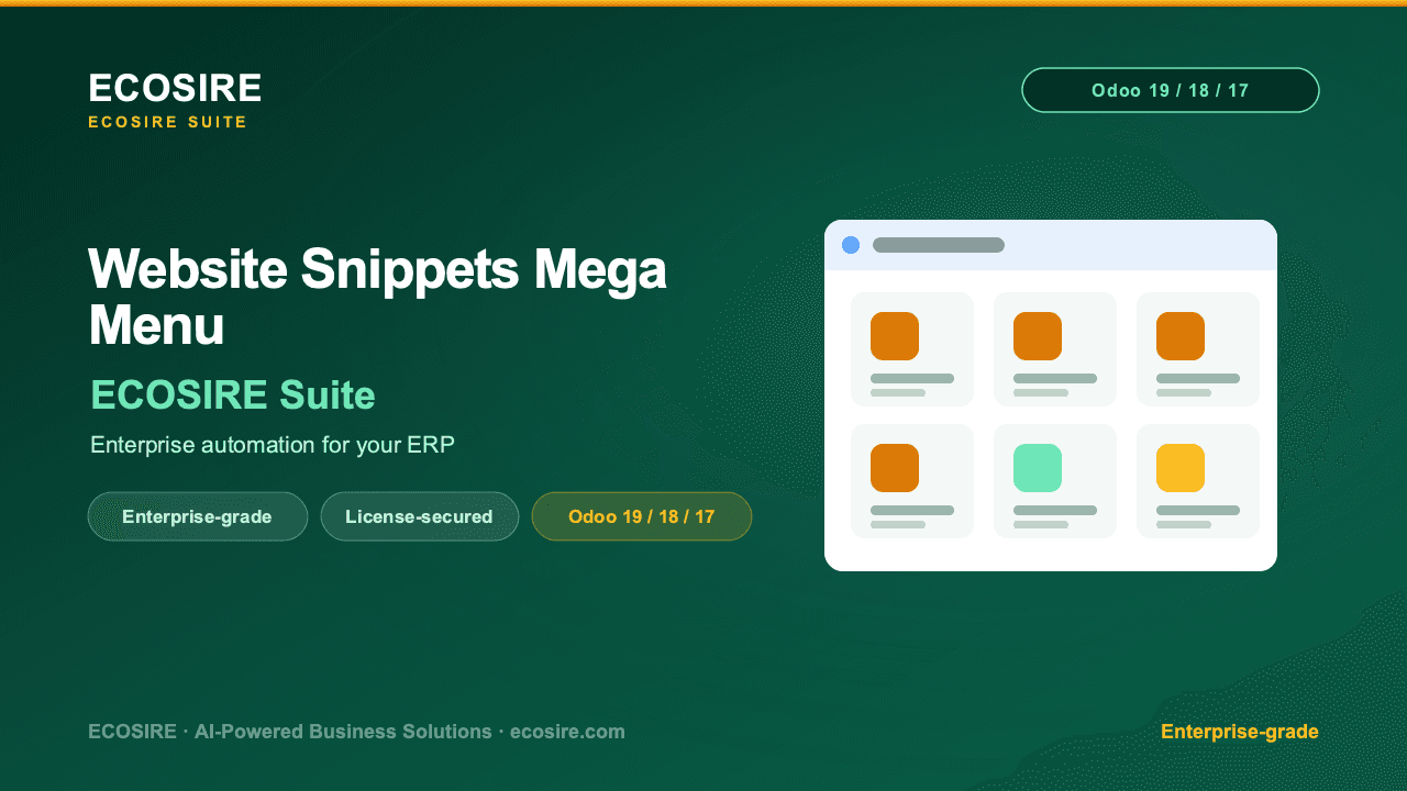 Website Snippets & Mega Menu Pack