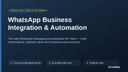 WhatsApp Business Integration & Automation thumbnail 1