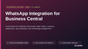 WhatsApp Integration for Business Central thumbnail 1