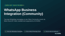 WhatsApp Business Integration (Community) thumbnail 1