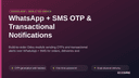 WhatsApp + SMS OTP & Transactional Notifications thumbnail 1