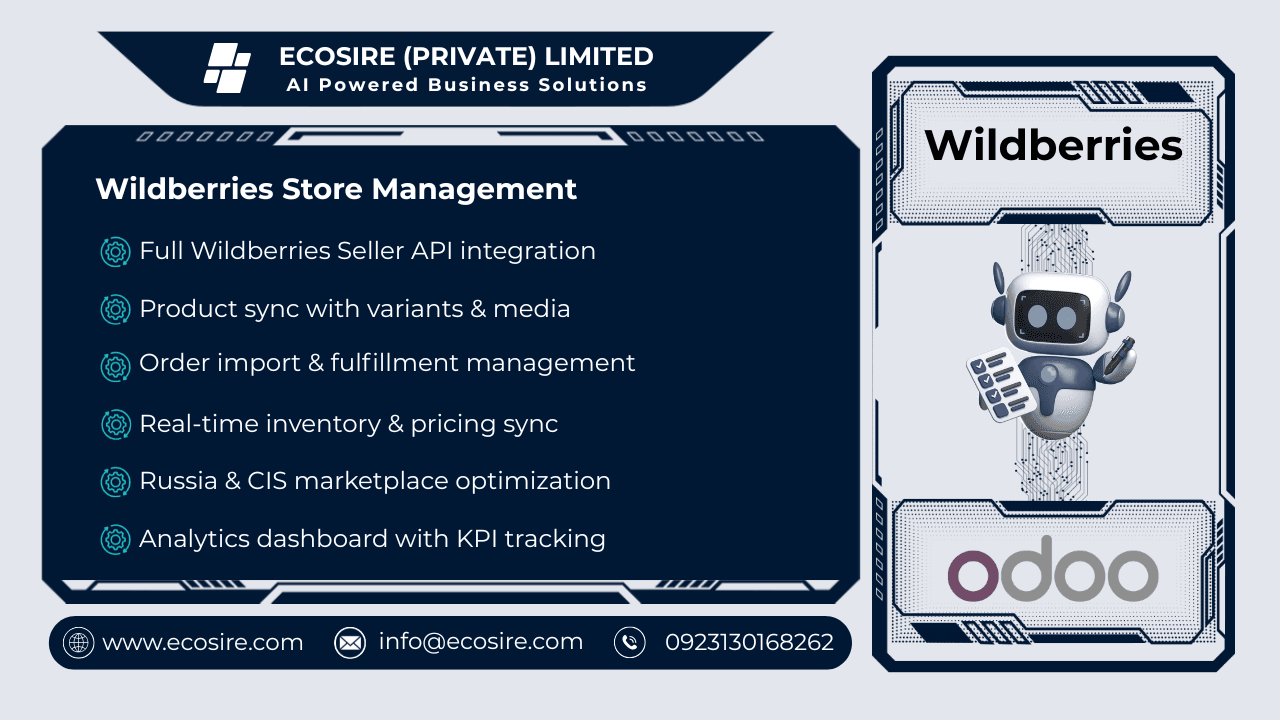 Wildberries Store Management — Comprehensive Wildberries Store Management for Odoo 19/18/17