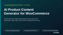 AI Product Content Generator for WooCommerce thumbnail 1