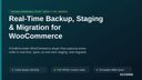 Real-Time Backup, Staging & Migration for WooCommerce thumbnail 1