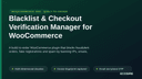 Blacklist & Checkout Verification Manager for WooCommerce thumbnail 1