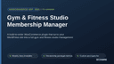 Gym & Fitness Studio Membership Manager thumbnail 1