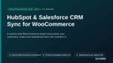 HubSpot & Salesforce CRM Sync for WooCommerce thumbnail 1