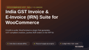 India GST Invoice & E-Invoice (IRN) Suite for WooCommerce thumbnail 1