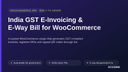 India GST E-Invoicing & E-Way Bill for WooCommerce thumbnail 1