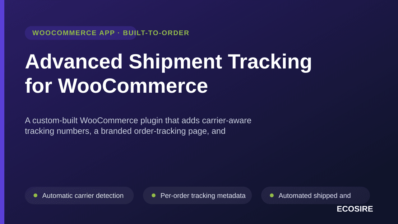 Advanced Shipment Tracking for WooCommerce