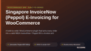 Singapore InvoiceNow (Peppol) E-Invoicing for WooCommerce thumbnail 1