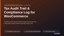 Tax Audit Trail & Compliance Log for WooCommerce thumbnail 1