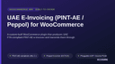 UAE E-Invoicing (PINT-AE / Peppol) for WooCommerce thumbnail 1