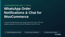 WhatsApp Order Notifications & Chat for WooCommerce thumbnail 1