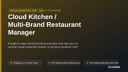 Cloud Kitchen / Multi-Brand Restaurant Manager thumbnail 1
