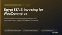 Egypt ETA E-Invoicing for WooCommerce thumbnail 1