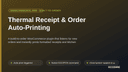 Thermal Receipt & Order Auto-Printing thumbnail 1