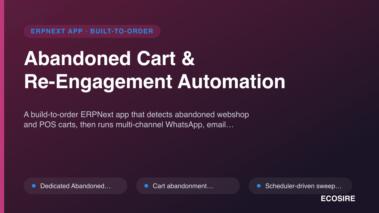 Abandoned Cart & Re-Engagement Automation