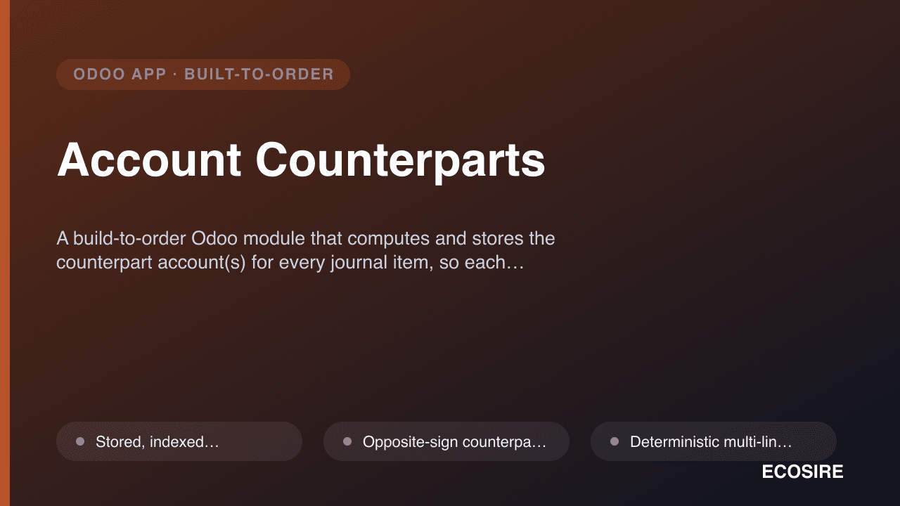 Account Counterparts