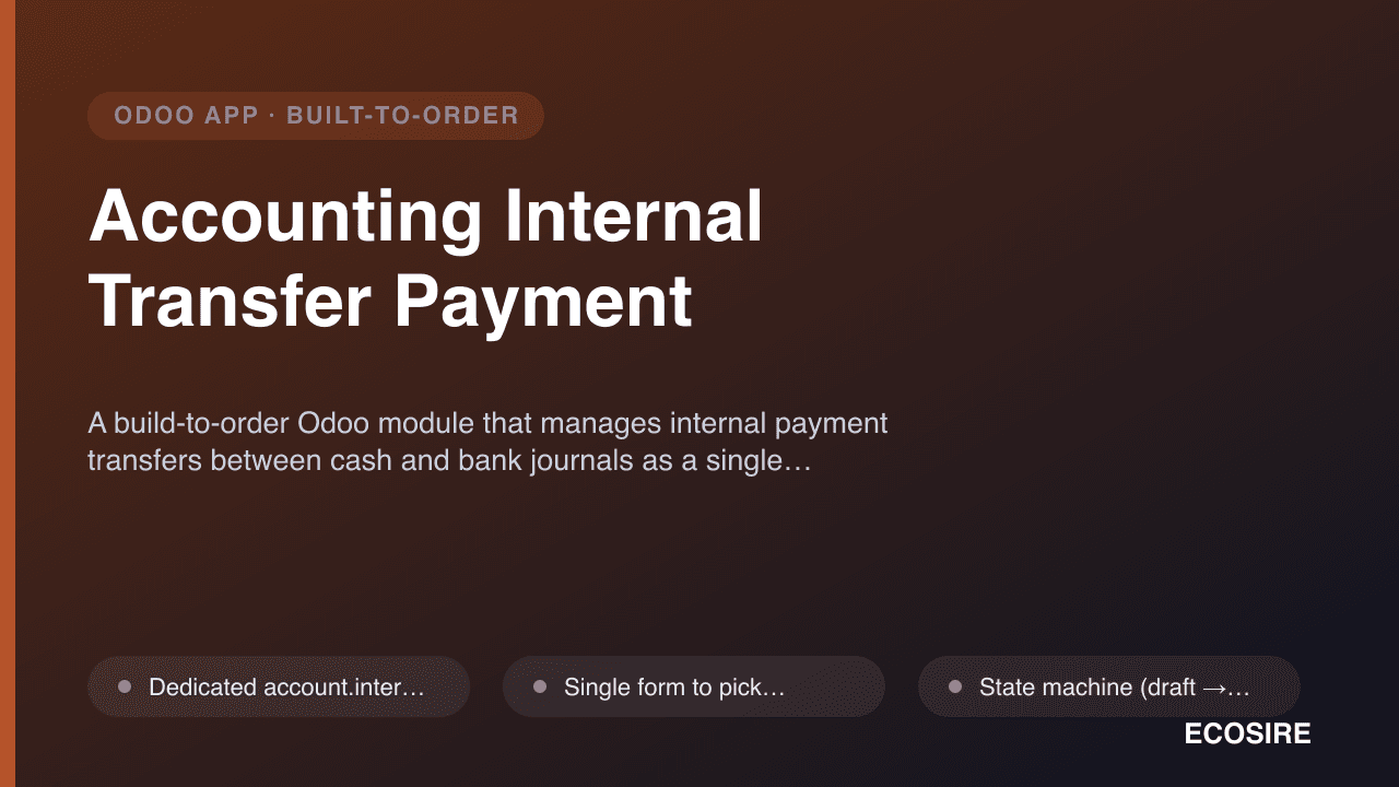 Accounting Internal Transfer Payment